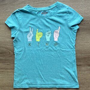 Cat & Jack KIND T-Shirt Size 7/8